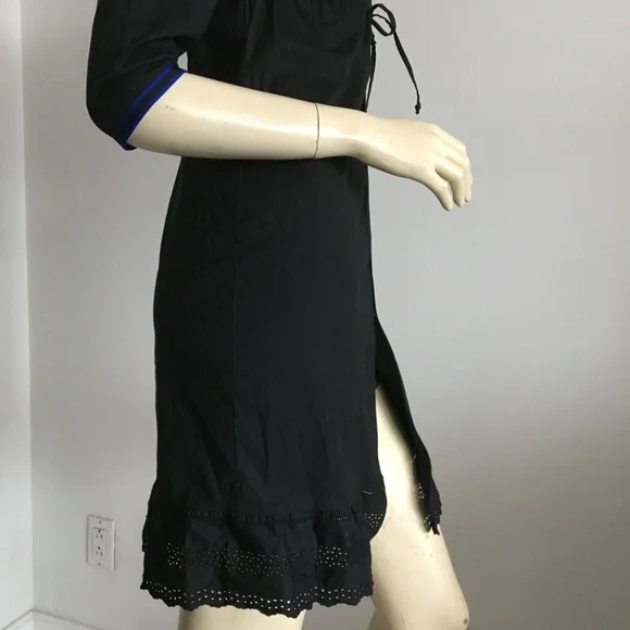 90s Miu miu quarter sleeve hook and eye closure baby doll dress - Picture 7 of 11